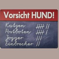 🔥 VORSICHT HUND! Blechschild 🎀 20x30cm OVP🔥