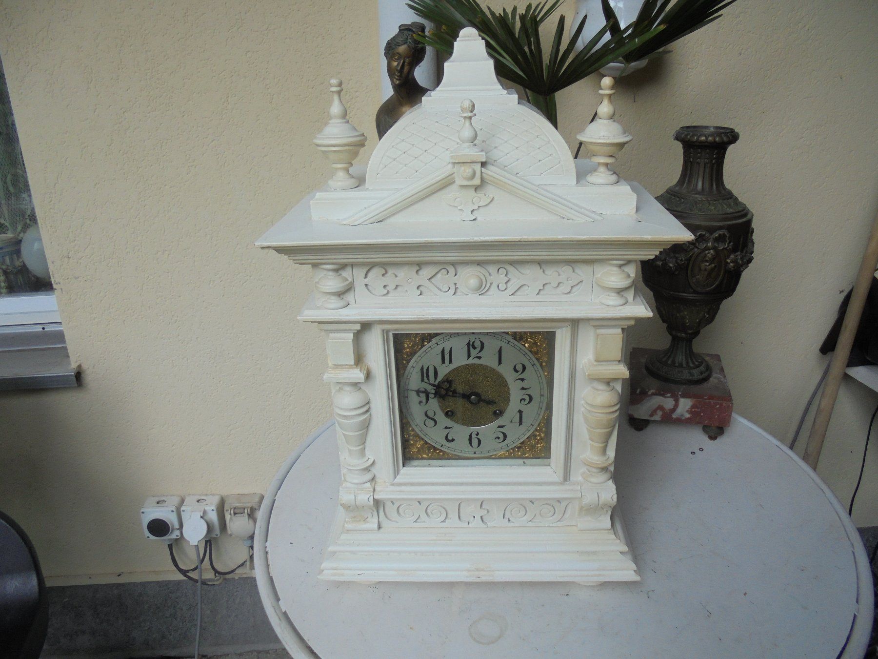 Orologi da terra & Orologi da parete: Antike, sehr grosse Kaminuhr, ca 1930-40 – Usato da Camorino venduto da Hunpete