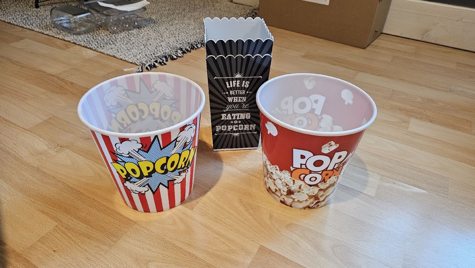 Behälter & Ähnliches: Popcorn Becher Set - Neu – Neu (gemäss Beschreibung) aus Suberg von nat_qvg5