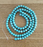 Türkis Howlith, Beads 8mm, Strang