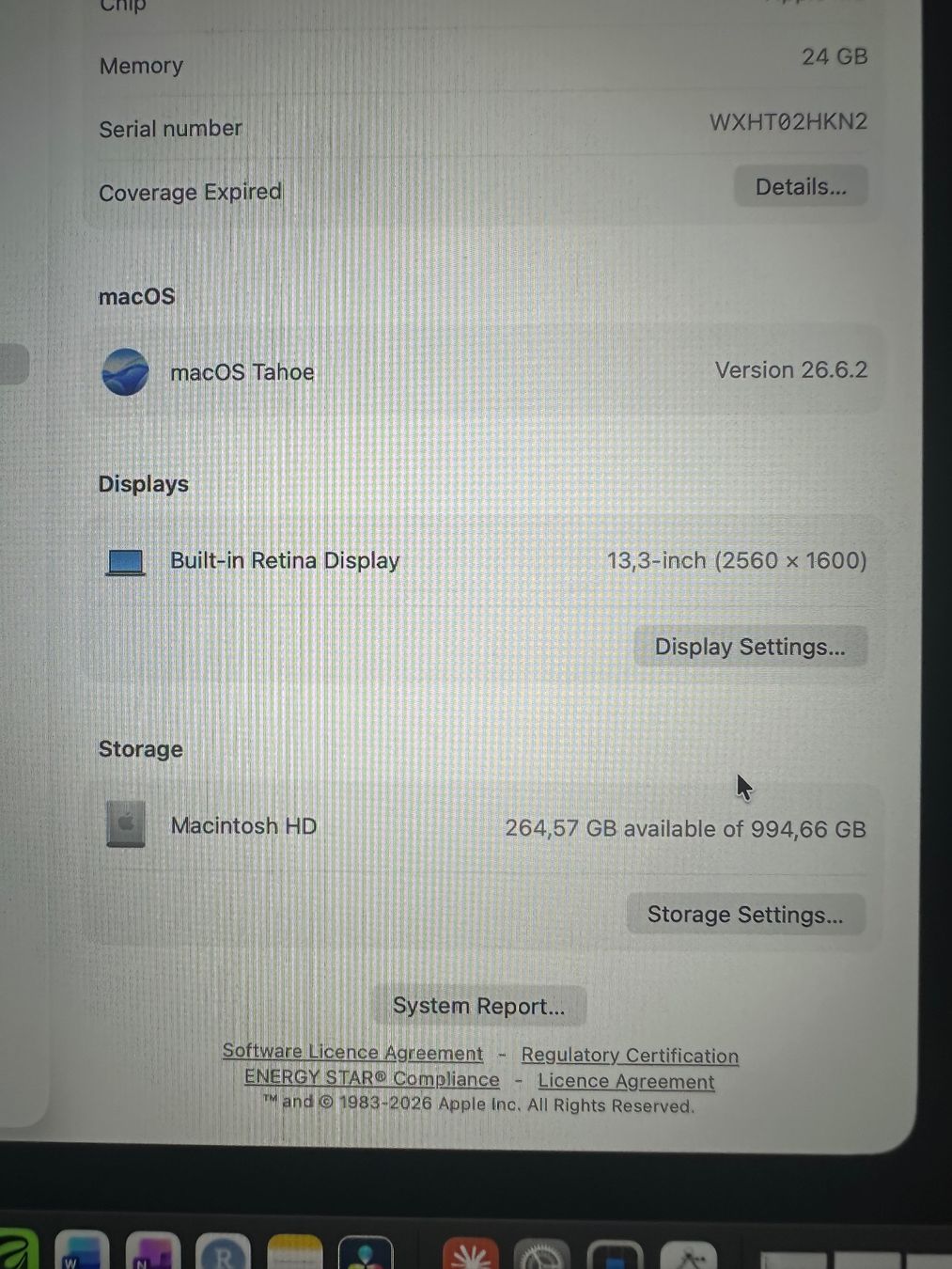 Apple Notebooks: MacBook Pro 13", M2, 2022, 1TB, 24GB – Gebraucht aus Glarus von lea_5lcy 8