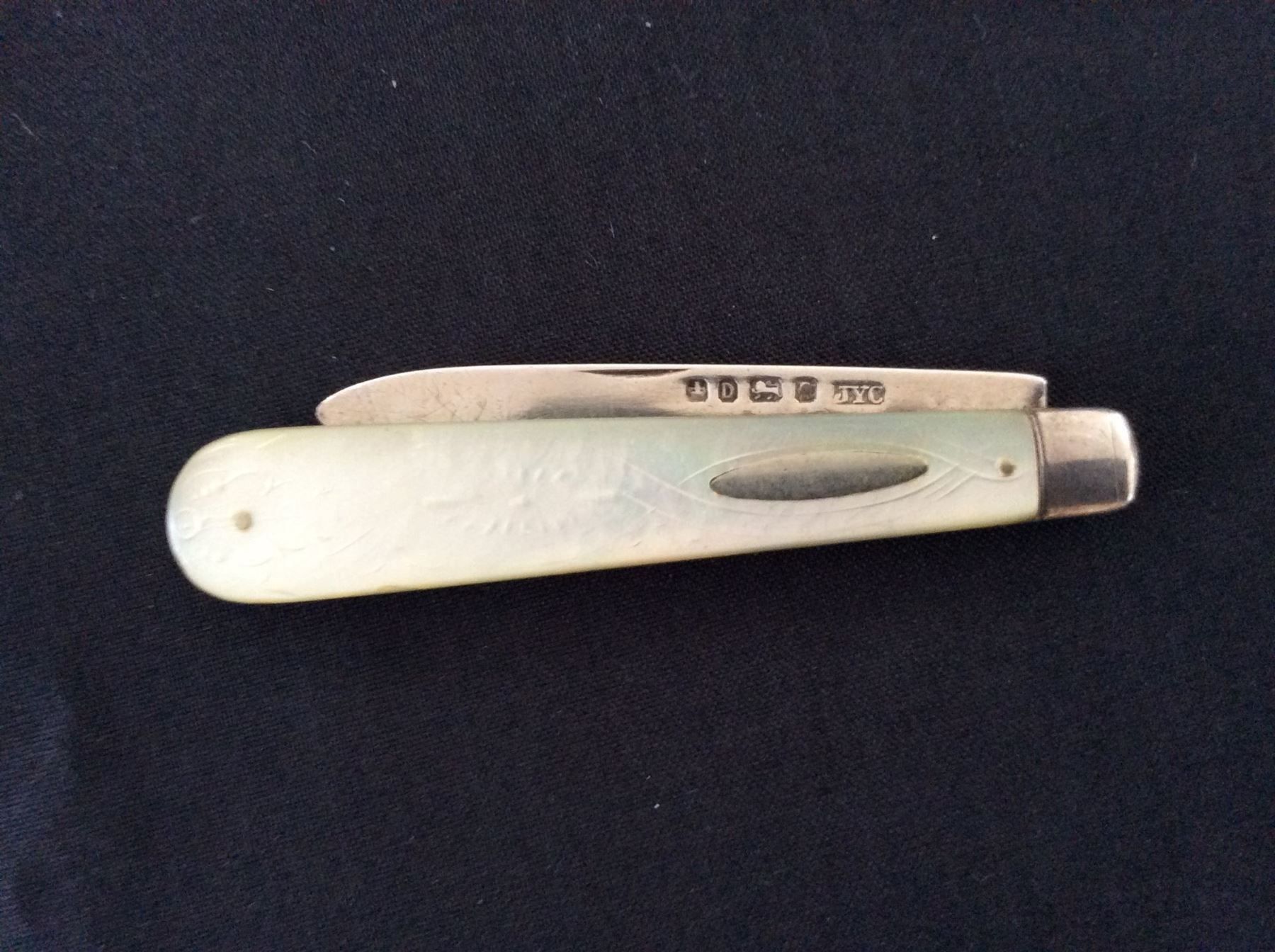 Coltelli tascabile: Messer Silber 800 925 – Usato da Bettwiesen venduto da wicking27