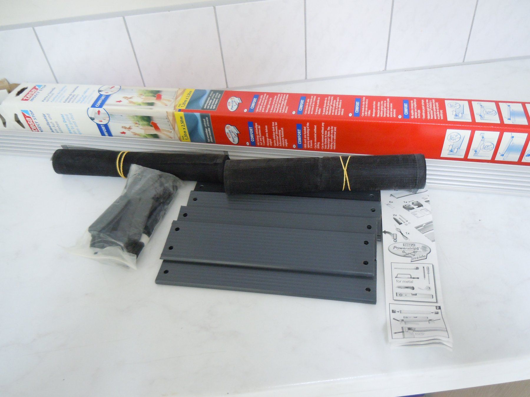 Sonstiges für Haushalt & Wohnen: Fliegengitter Türe von TESA 120 - 250 cm – Neu und originalverpackt aus Luzern von Baumli1 9