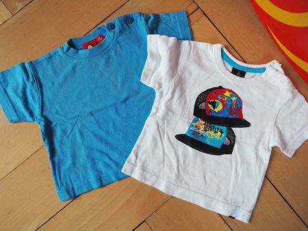 2 T-Shirts Gr. 62/68 sehr guter Zustand