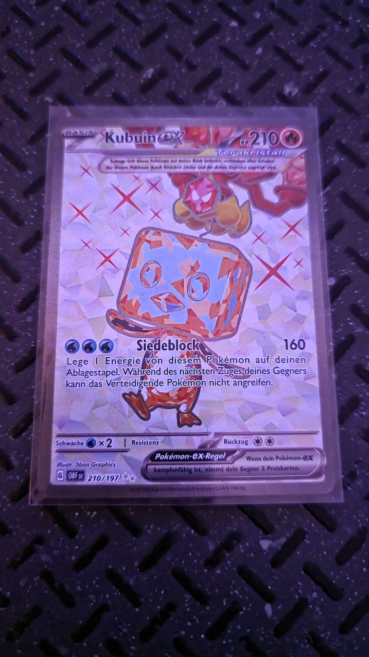Pokémon Carte collezionabili: Kubuin EX 210/197 Pokémon Karte – Nuovo (secondo la descrizione) da Rorschach venduto da Craint