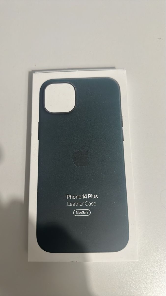 Apple Covers & Schutzfolien: iPhone 14 Plus Leder Case MagSafe Dark Green – Neu (gemäss Beschreibung) aus Winterthur von alys