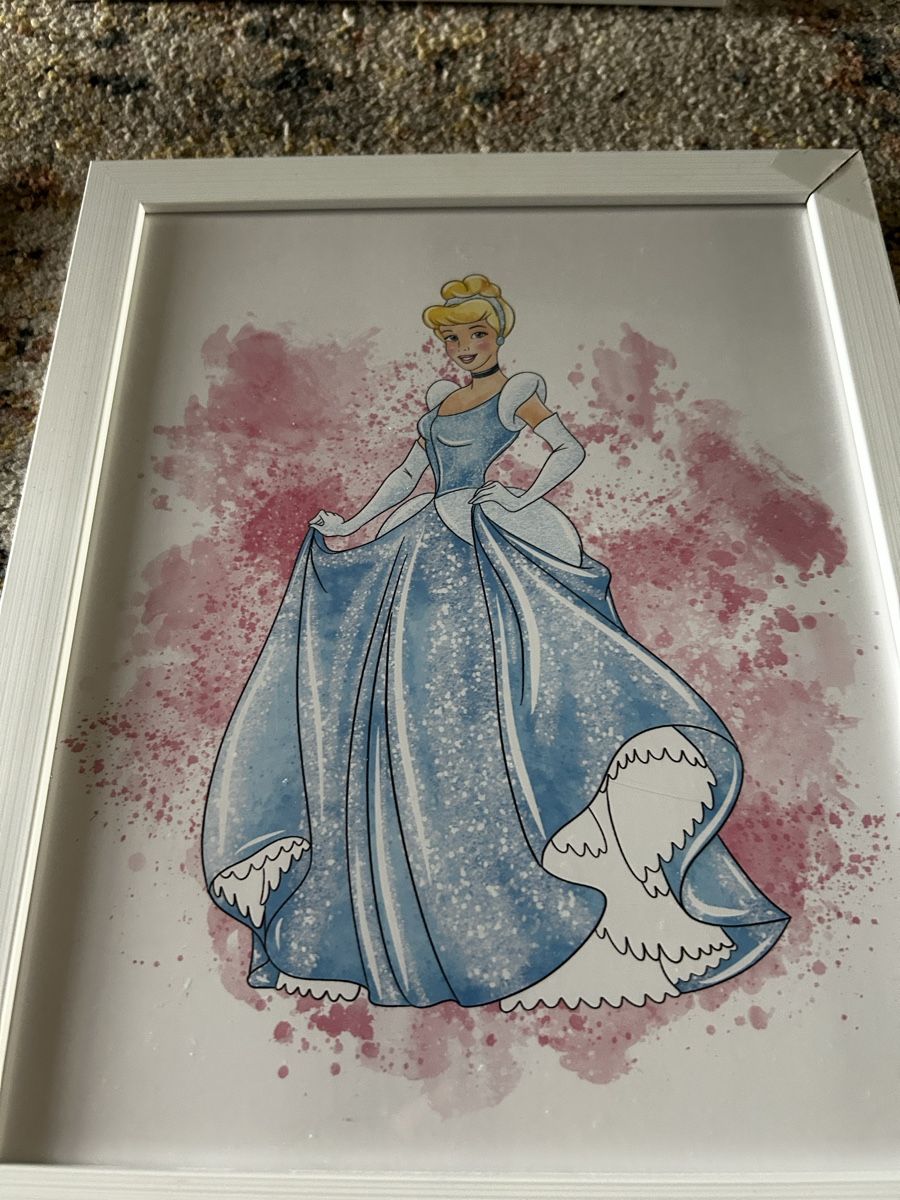 Poster & Bilder: 8 Disney Prinzessinnen Bilder mit Rahmen – Neu (gemäss Beschreibung) aus Zürich von Facellas 3