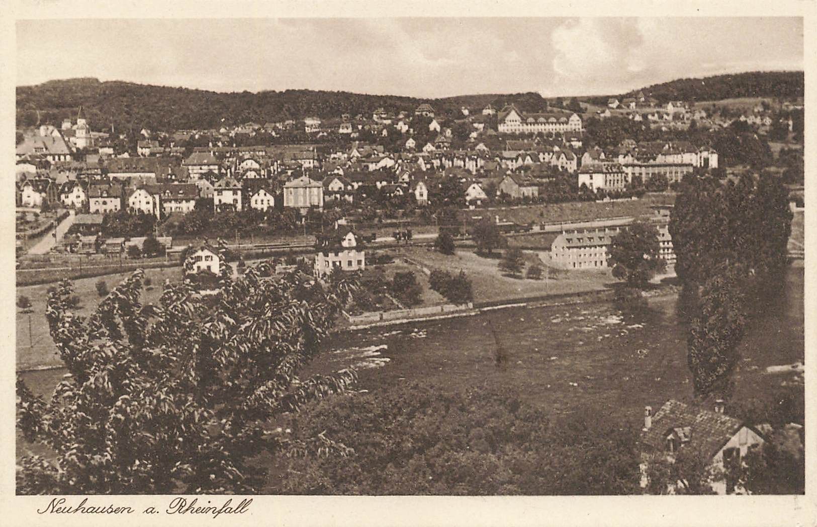 Cartoline postali: Neuhausen Rheinfall – Usato da Biasca venduto da Blenio71