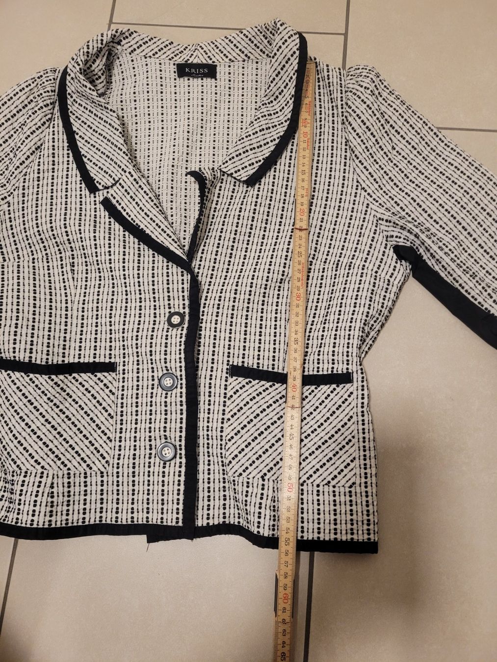 Giacche: Designer Kriss Blazer Jacke schwarz-weiss – Usato da Schaan venduto da car_wrv2 7