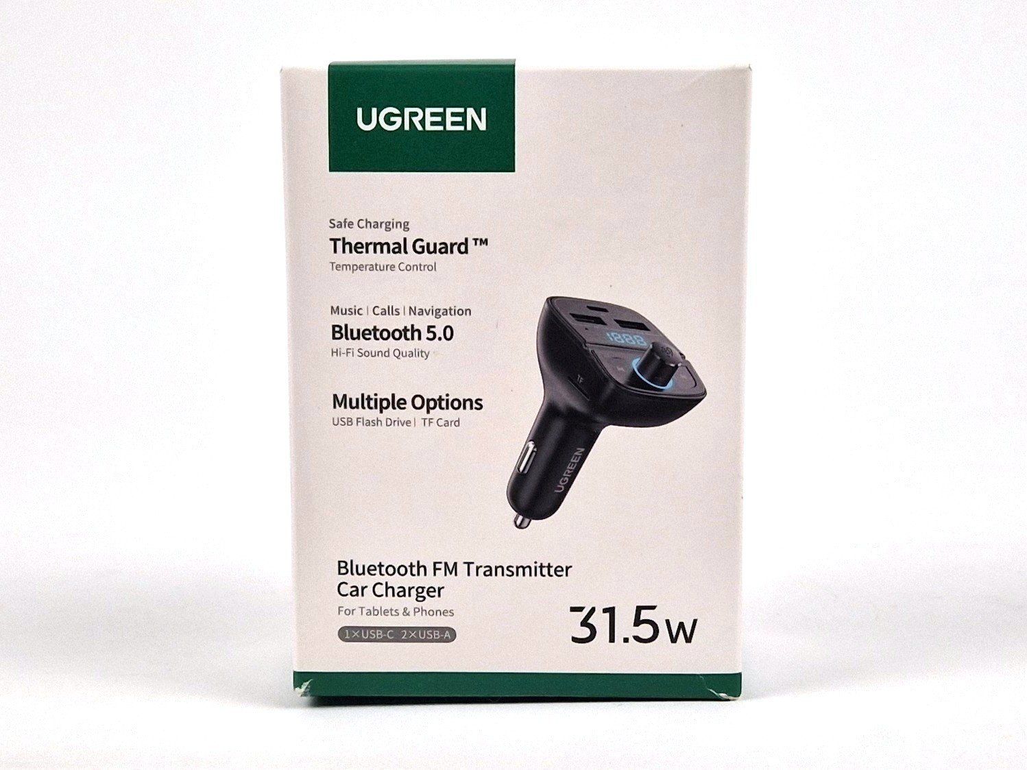 Ugreen Unità & Adattatore: UGREEN Auto FM-Transmitter Bluetooth 5.0 – Nuovo (secondo la descrizione) da Basel venduto da Restwert_Basel 4