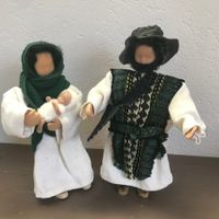 Schöne handgemachte Krippenfiguren - Maria und Josef - 1