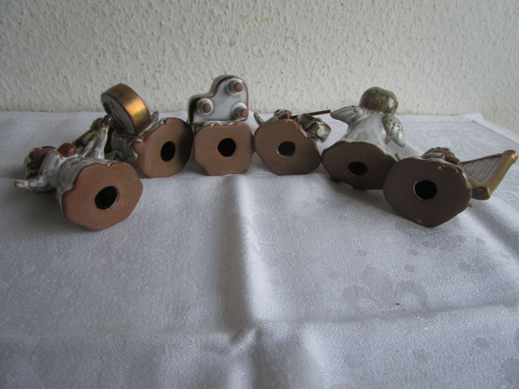 Statuette: 6 Musik Engel Keramikfiguren – Usato da Binningen venduto da tempipassati 4