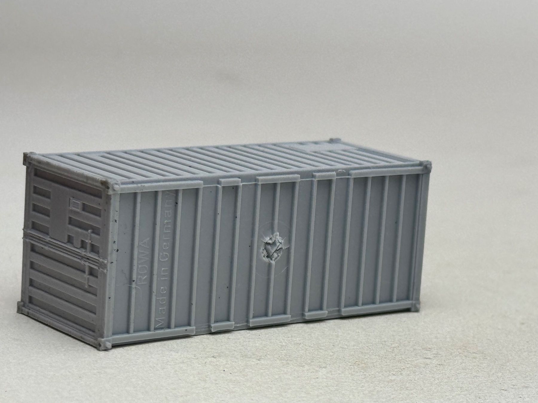 Modellini di ferrovie: EB- 20 Ft. Container neutral grau – Usato da Elm venduto da Wikmtz 2