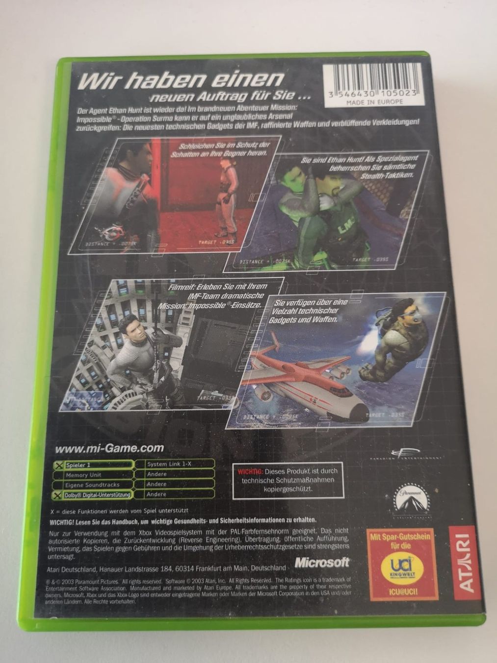 Giochi: Mission Impossible (XBOX) – Usato da Herisau venduto da Seyashop1 2