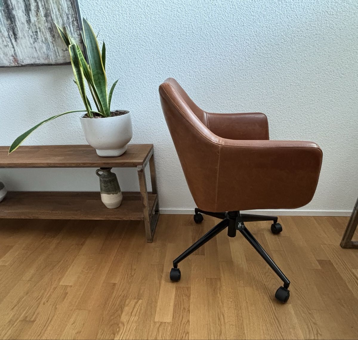 Chaises: Bürostuhl Leder – D'occasion à Bottenwil par Faebu1996 1