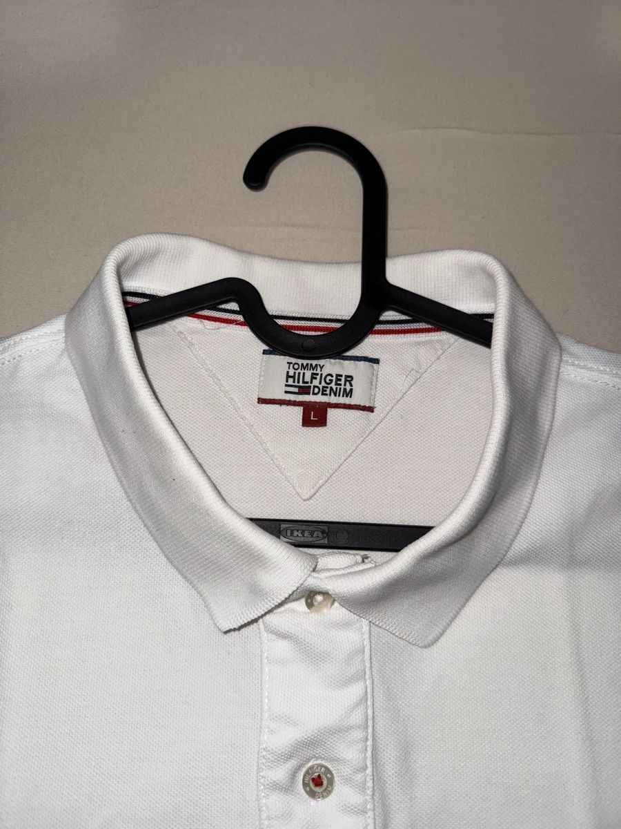 Tommy Hilfiger Polo-Shirts: Polo Tommy Hilfiger blanc L – Neu (gemäss Beschreibung) aus Villaz-St-Pierre von dav_w66n 1