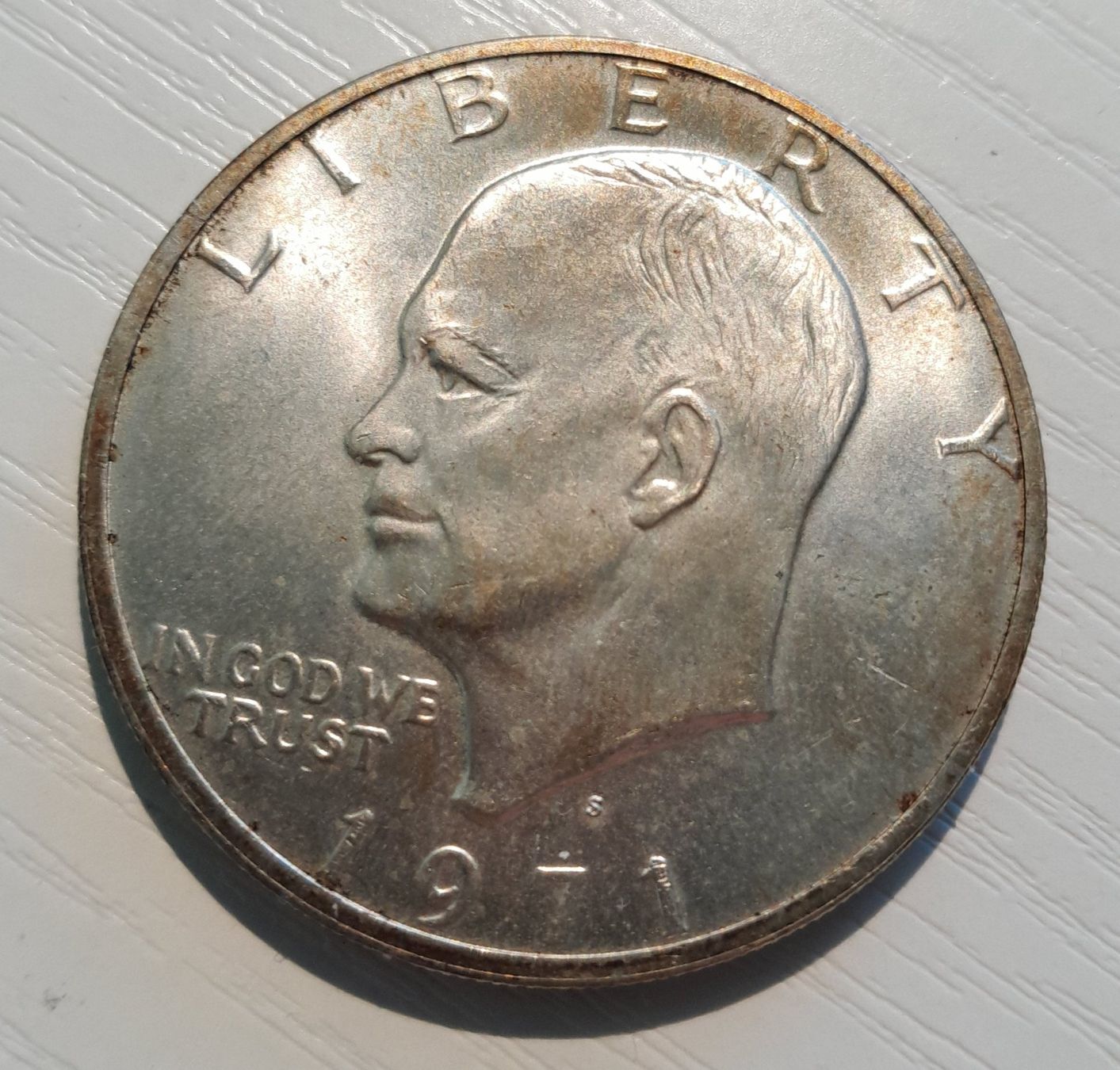Tutti le monete: SILBER / 1 Dollar "Eisenhower Dollar" / 1971 S – Usato da Liestal venduto da ReGaRicardo