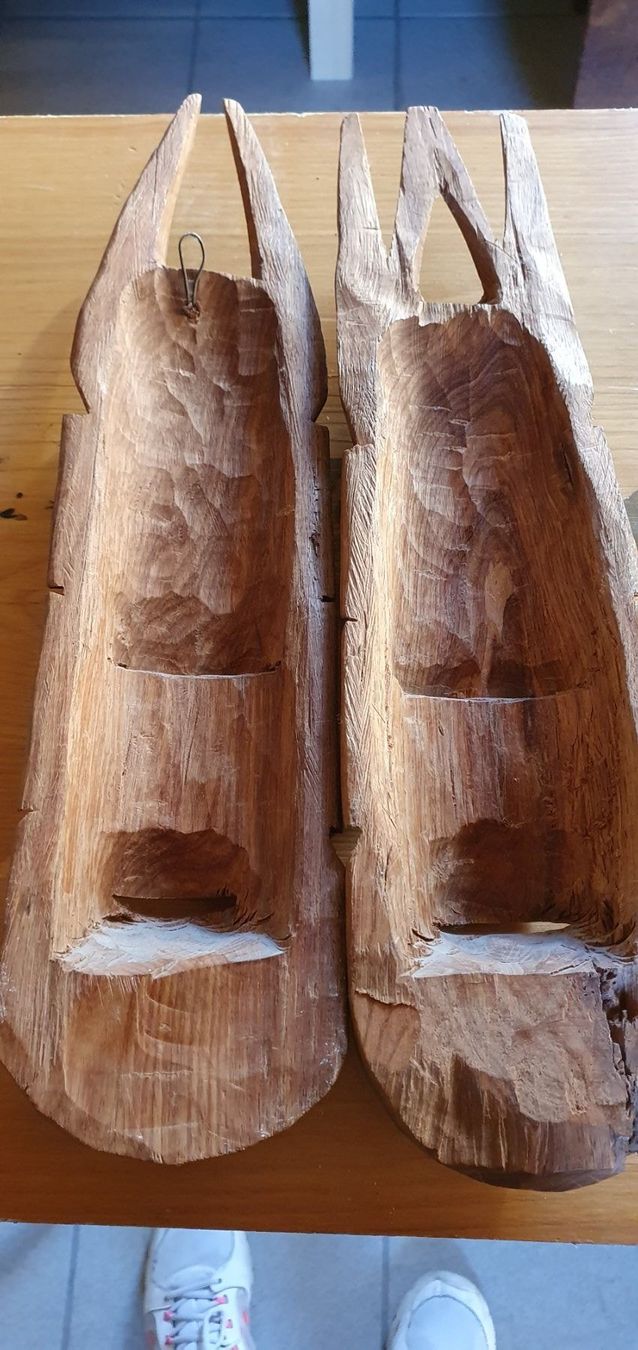 Skulpturen & Statuen: 2 sculptures en bois fait main – Neu (gemäss Beschreibung) aus Moutier von gvmv 1