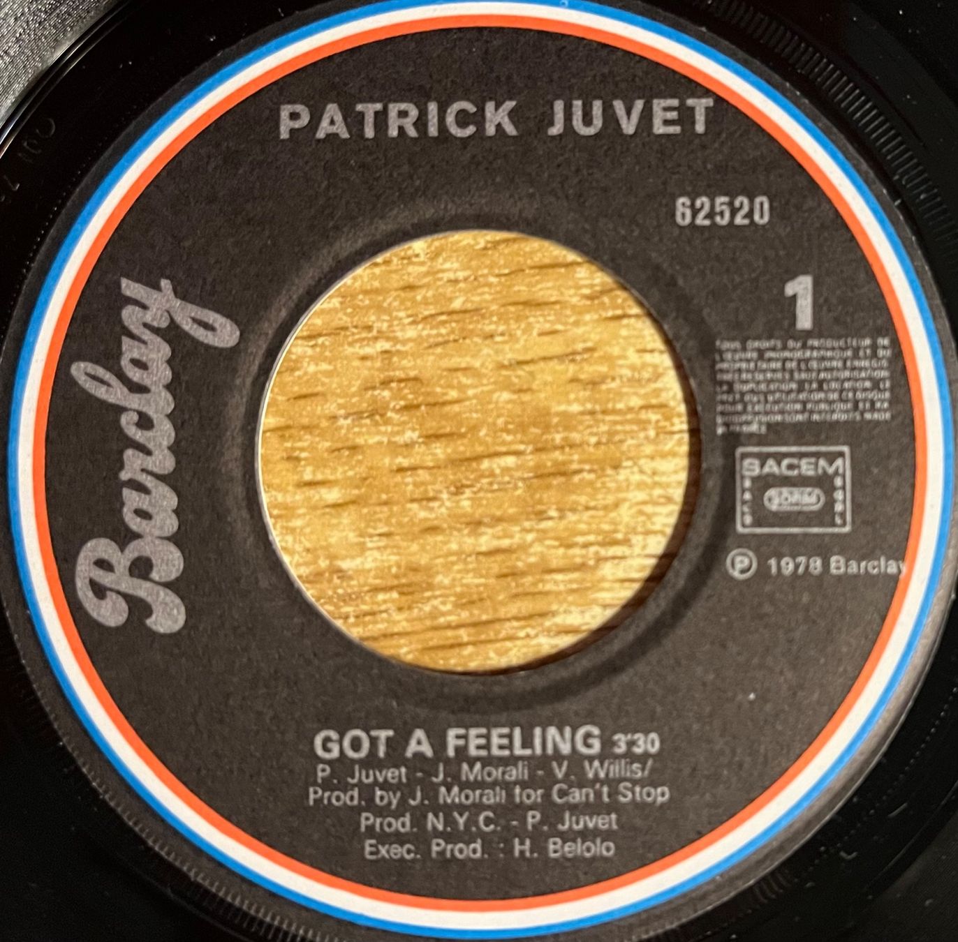 Vinyles: PATRICK JUVET - GOT A FEELING – D'occasion à Bussigny par vinyl-pas-cher 2