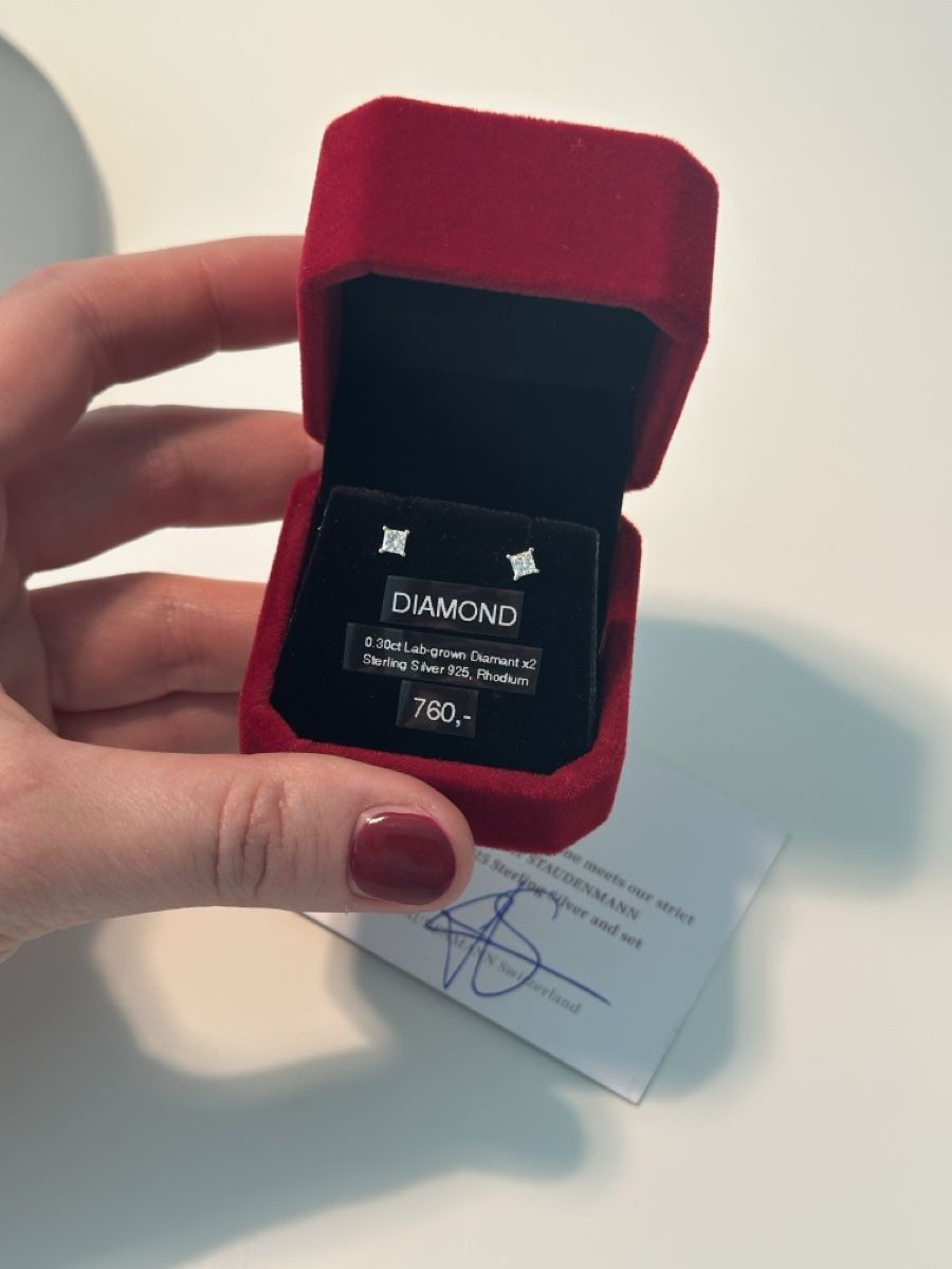 Orecchini pendenti & Orecchini a lobo: Diamond Earrings – Nuovo e nell'imballaggio originale da Richterswil venduto da L.Staudenmann 2