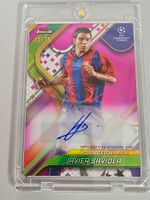 JAVIER SAVIOLA 2024-25 Topps Finest UEFA Base auto refr./75