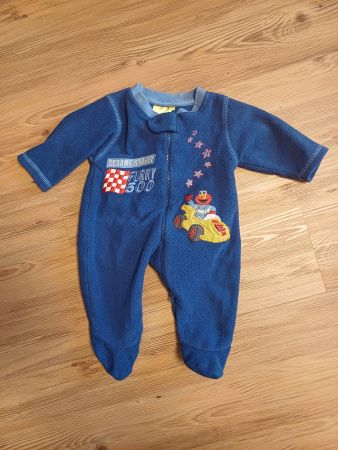Sesamstrasse Fleece Overall/Pyjama, Grösse 62