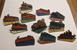 11 hochwertige SBB-Lok Pins – Edition Huguenin Le Locle