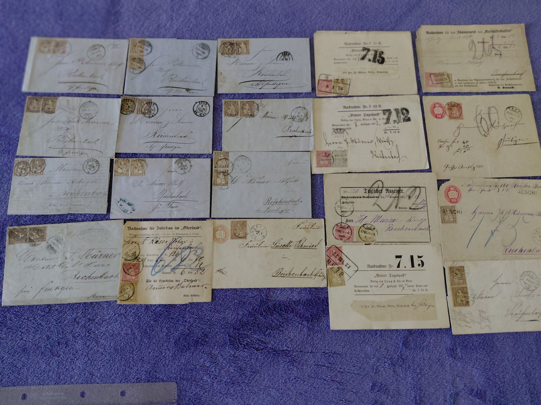 Tutti i francobolli: Tolle alte Ganzsachen CH – Usato da Horw venduto da Onurb008