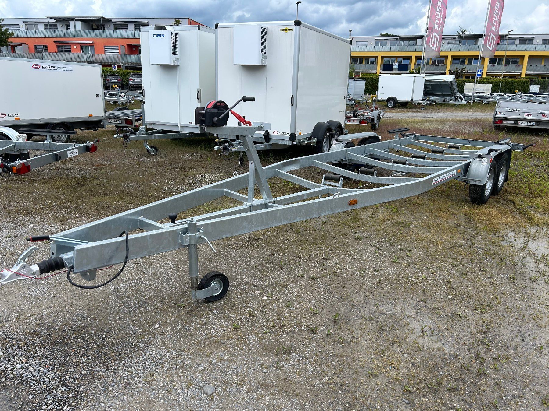 Harbeck Rimorchi: Motorboot Anhänger G.G. 3000 kg – Nuovo (secondo la descrizione) da Wettswil venduto da Stuessi54