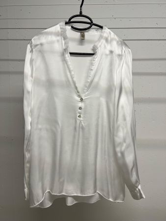Longbluse weiss von Please Gr. S