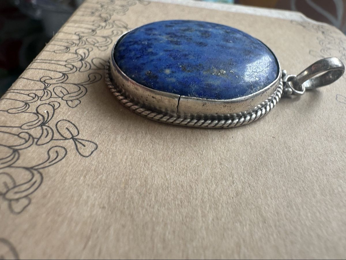 Pendentifs: Silberanhänger Lapislazuli  – D'occasion à Vinelz par Sanela-B 2