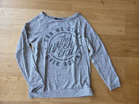 Tally Weijl Pullover XS Grau "Weekend"