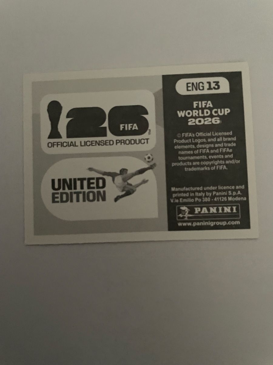 Panini Sammelbilder & Trading cards: FIFA WM 2026 WE ARE England ENG 13 – Neu (gemäss Beschreibung) aus Winterthur von Cobraforce 1