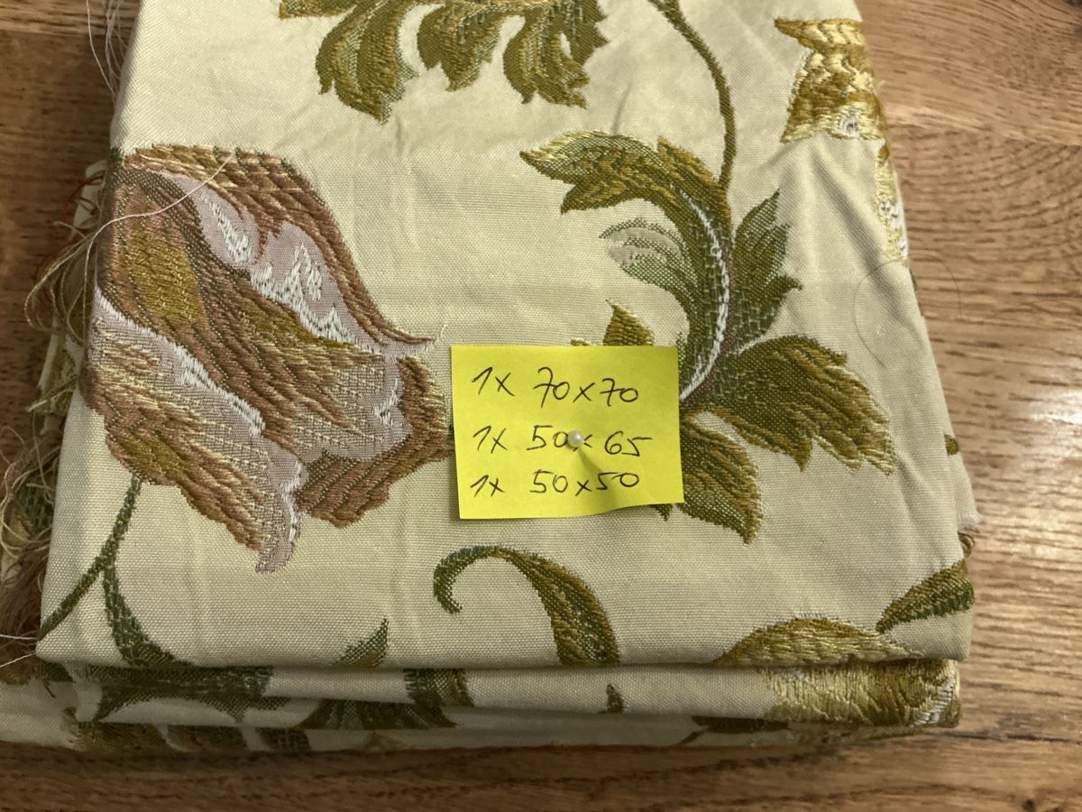 Tessuti: Jacquard  Stoffreste mit Blumenmuster – Nuovo (secondo la descrizione) da Muttenz venduto da Benet01 4