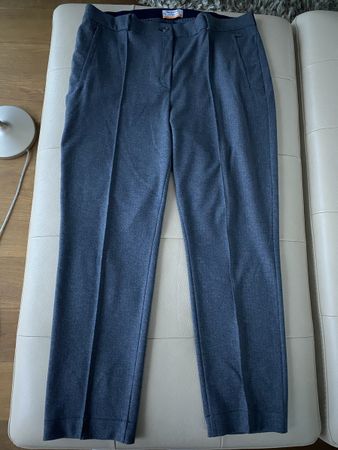 Brax Hose grau-blau gemustert Gr. 46 Raphaela super slim