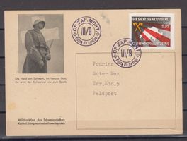 Militärpostkarte 2.Wk Mit Soldatenmarke