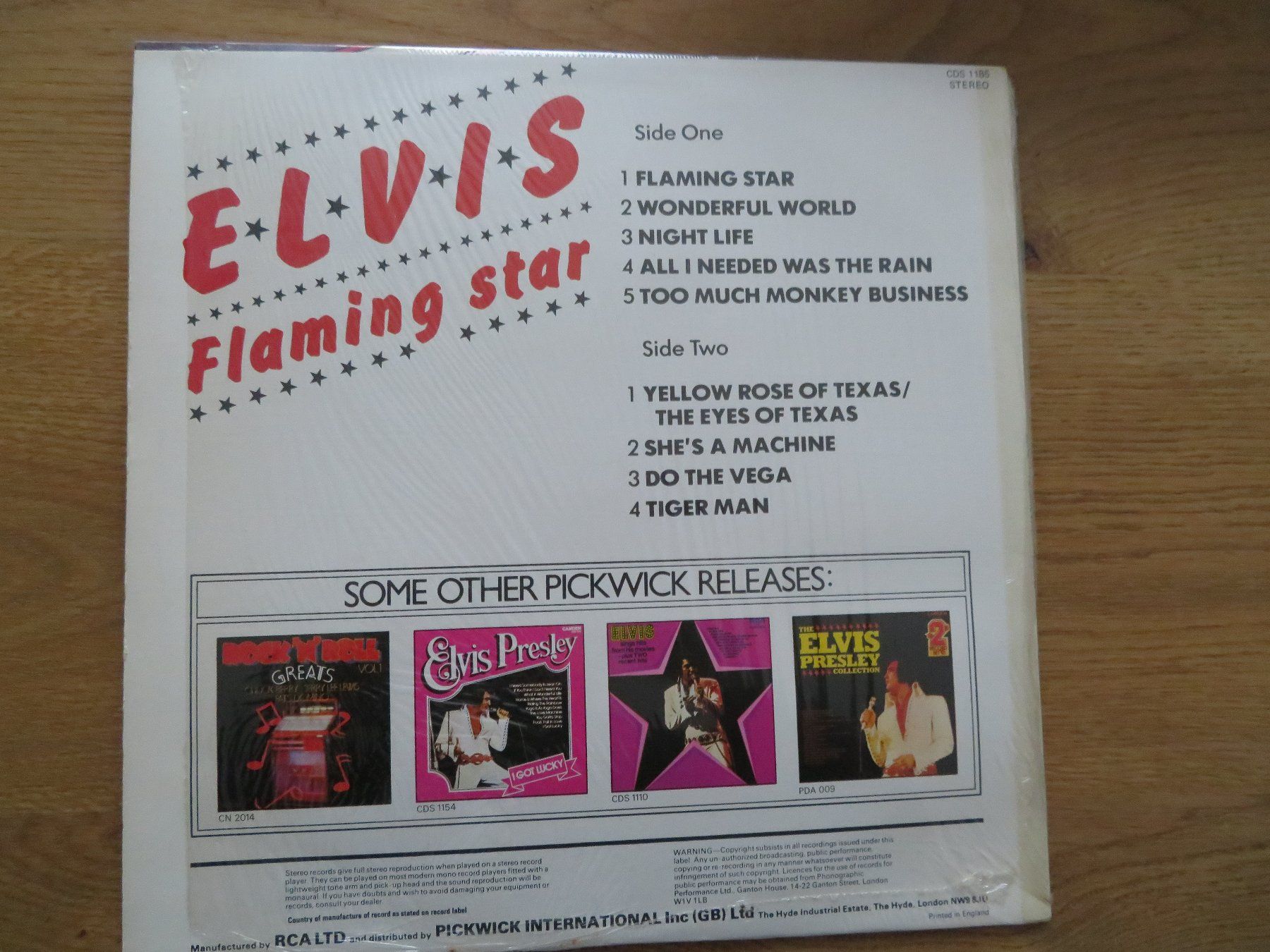 Schallplatten: ELVIS PRESLEY FLAMING STAS – Neu (gemäss Beschreibung) aus Zürich von max_cp5f 1