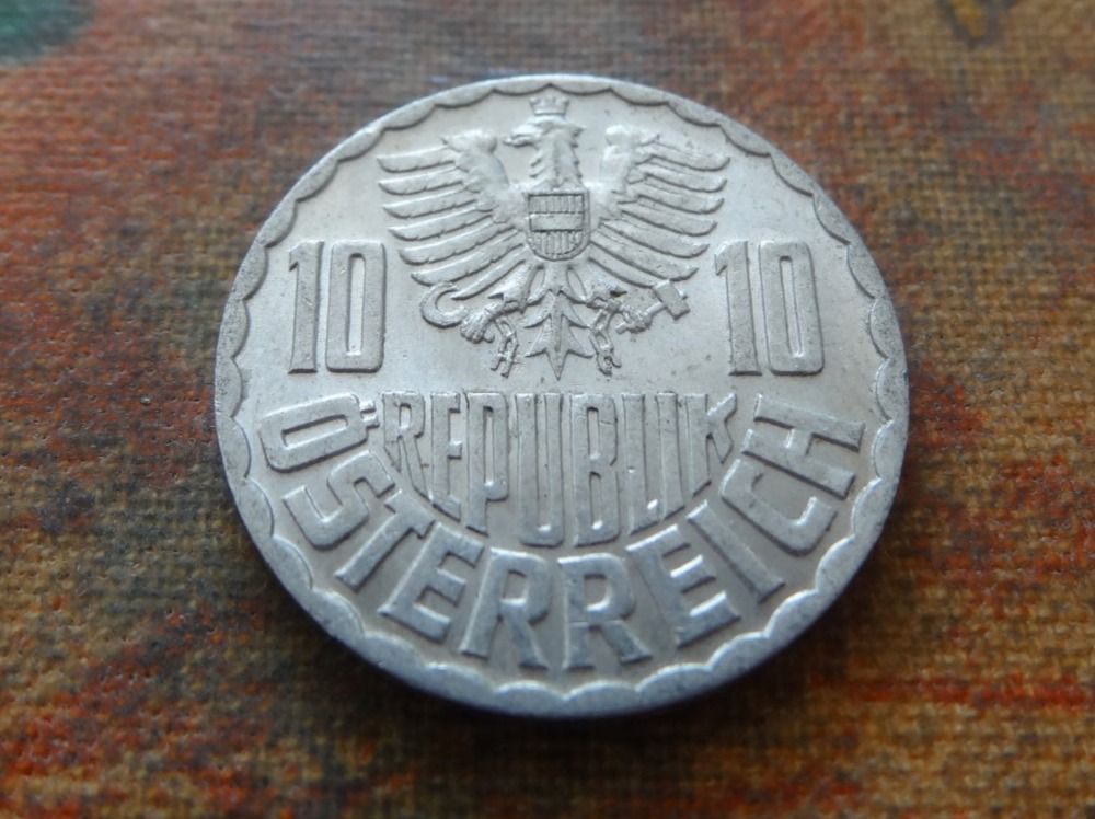 Tutti le monete: AUTRICHE  10  Groschen  1952 – Usato da Romanel-sur-Lausanne venduto da Swift13 1