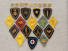 Lot Abzeichen Spiegel Militär Schweiz Armee