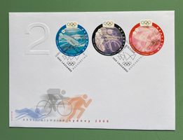 Olympische Spiele Sydney 2000 Briefmarken-Satz, Top!