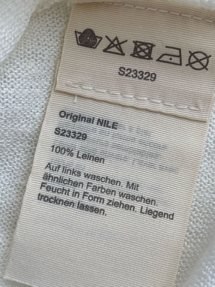 Nile Maglioni & Felpe: NILE Leinen Sommer Pullover Gr. S – Usato da Nebikon venduto da Draga25 6