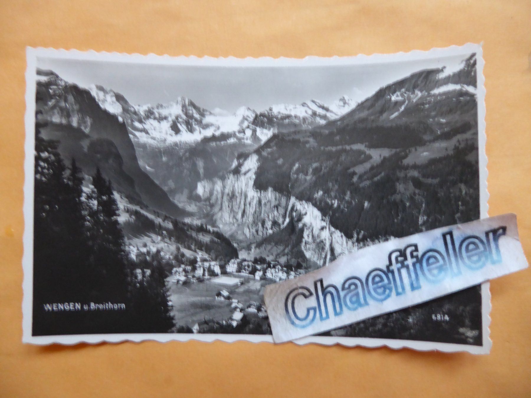 Cartoline postali: WENGEN und Breithorn – Usato da Zürich venduto da Chaeffeler