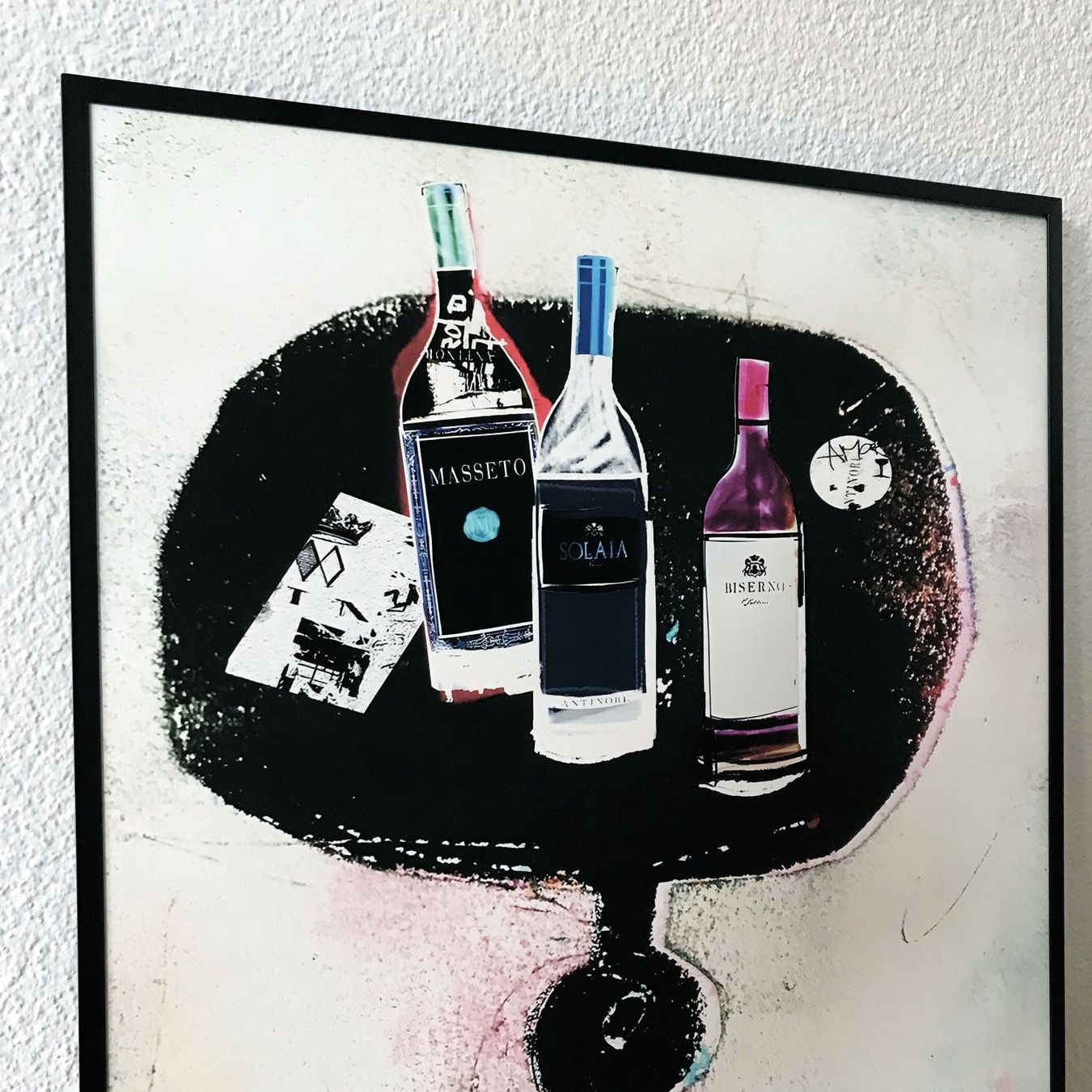 Poster & Bilder: Wein Moderne Kunst Expressionismus Barock Biserno Masseto – Neu (gemäss Beschreibung) aus St. Niklausen LU von Stefan_Bammert_Art 1
