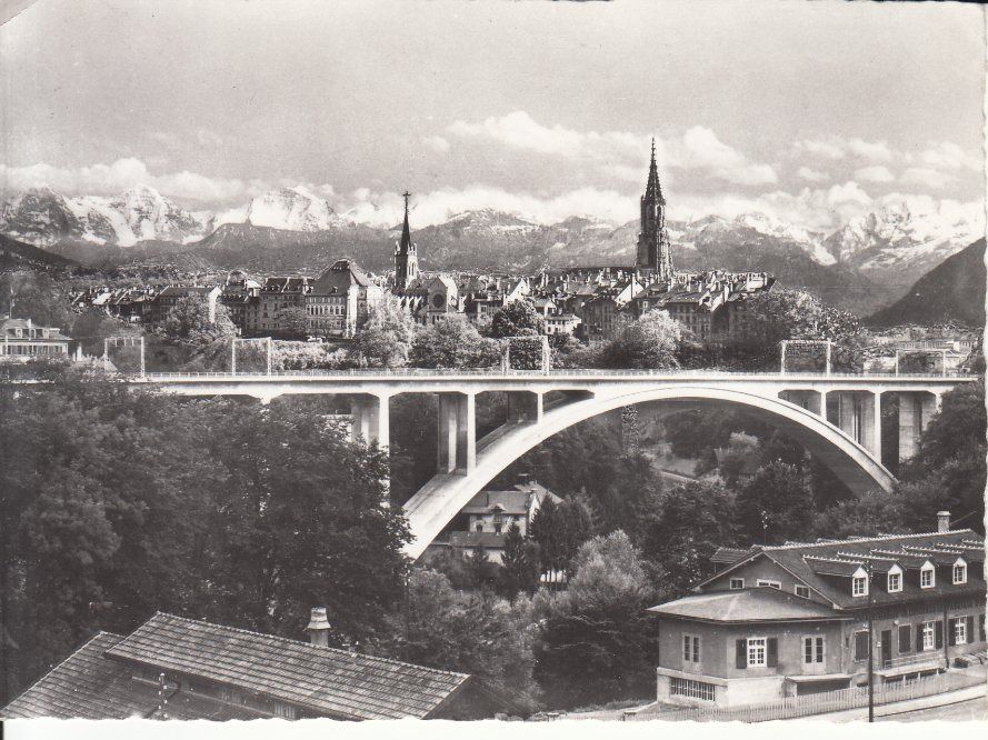Cartoline postali: Bern Neue Brücke 1952 – Usato da Bürglen TG venduto da StampGraf
