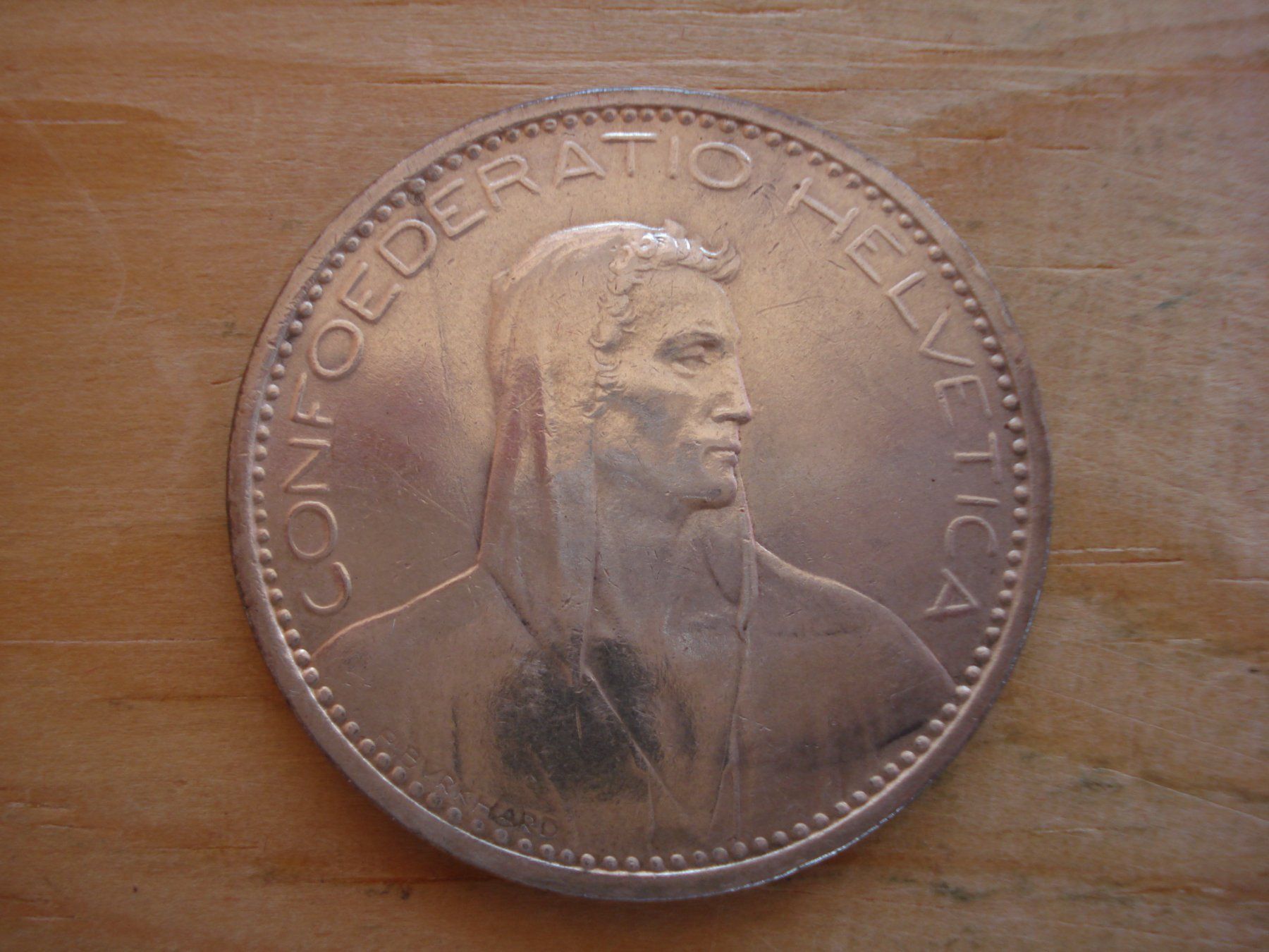 Alle Münzen: (C1) 5 Franken 1923 UNZ- – Gebraucht aus Erlach von Net-Coins 1