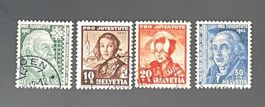 1942 PJ Frauentrachten ganzer Satz ʘ J101-J104