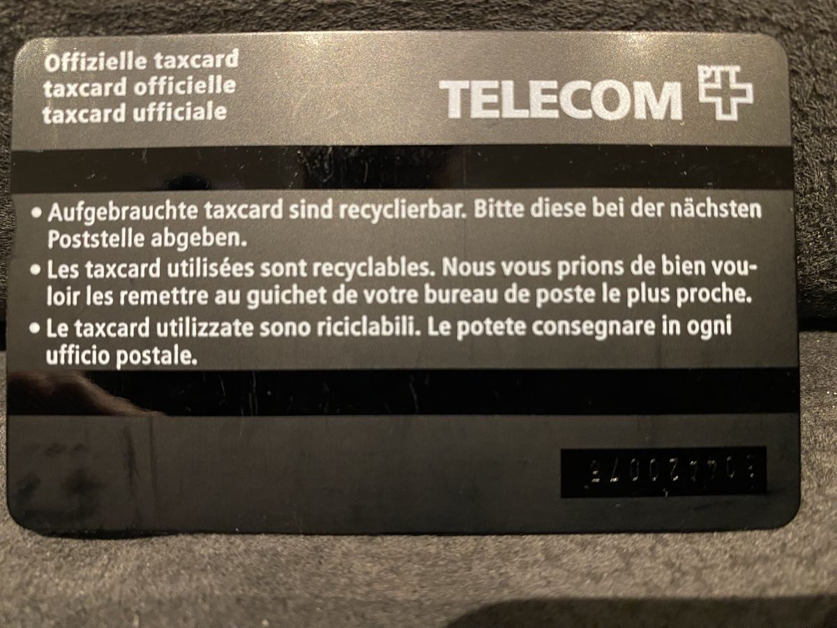 Schede telefoniche: Taxcard 604A – Usato da Lausanne venduto da babacard10 1