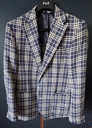 Sakko Paul Kehl Karomuster Grösse 50 Made in Italy