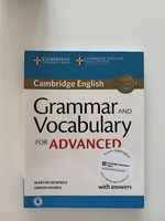Grammar and Vocabulary for Advanced