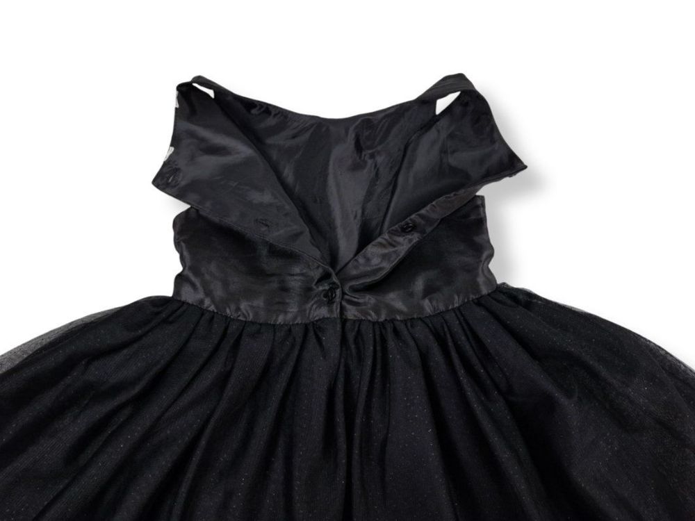 H&M Kleider & Röcke: H & M Mädchenkleid schwarz mit Glitzertüll – Gebraucht aus Solothurn von Restwert_SO 2